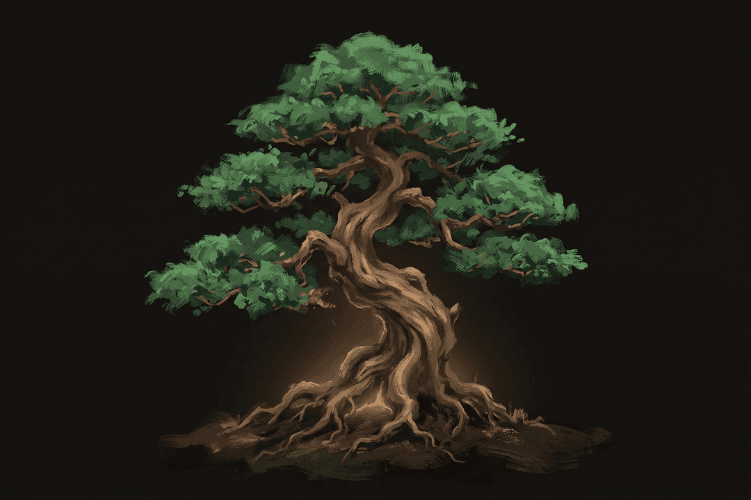 Bonsai tree — ancient, patient, shaped by time